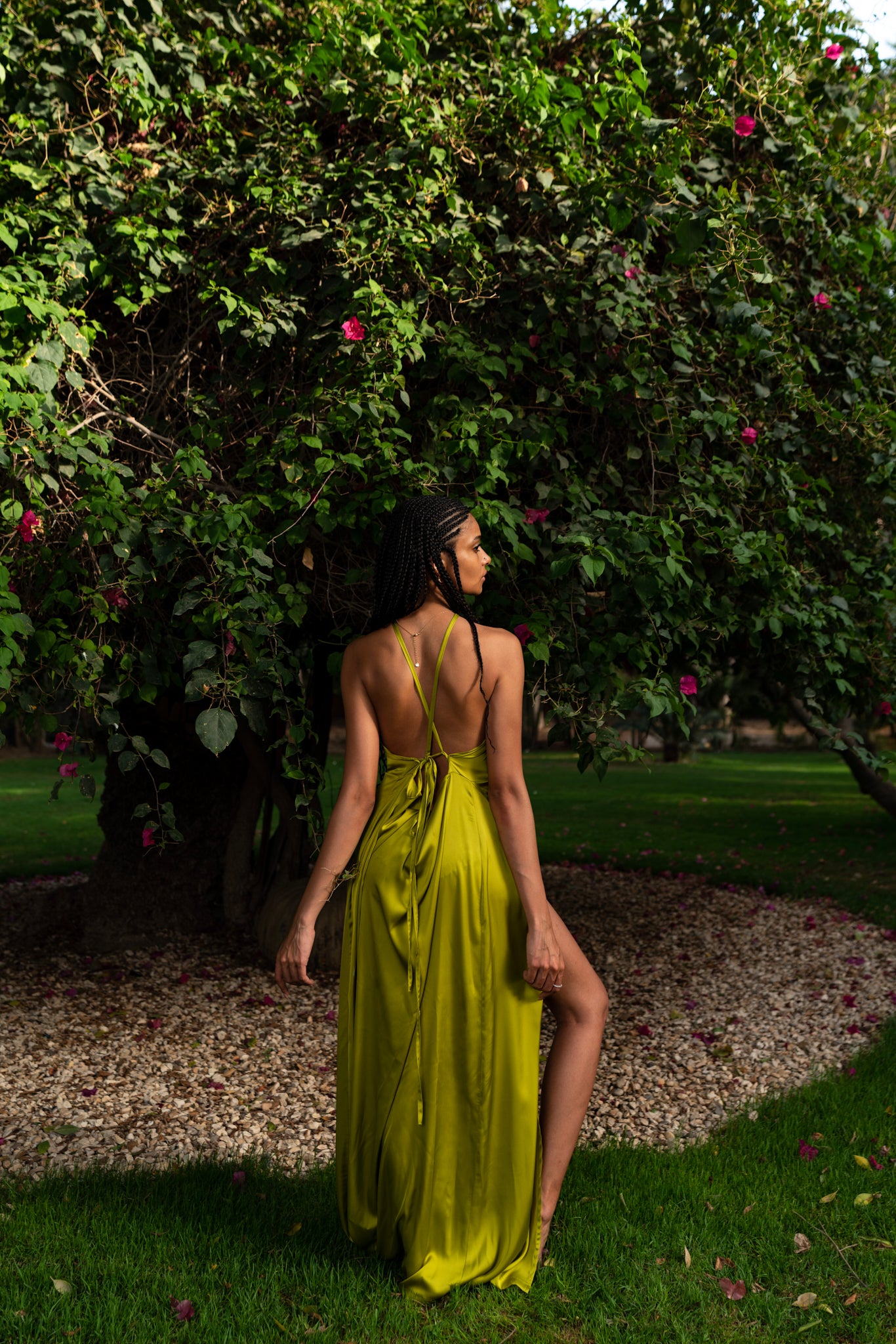 Allure satin Dress