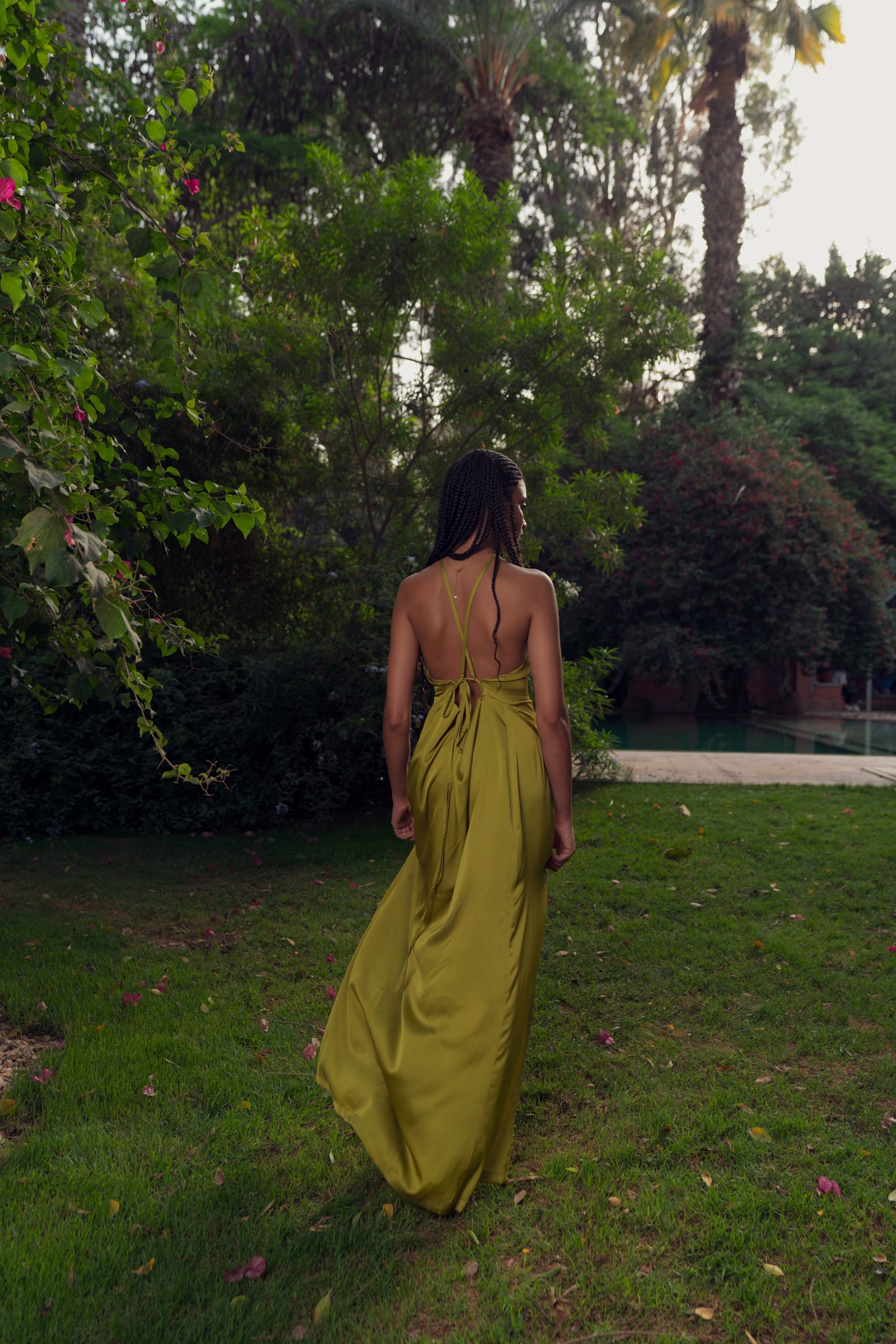 Allure satin Dress