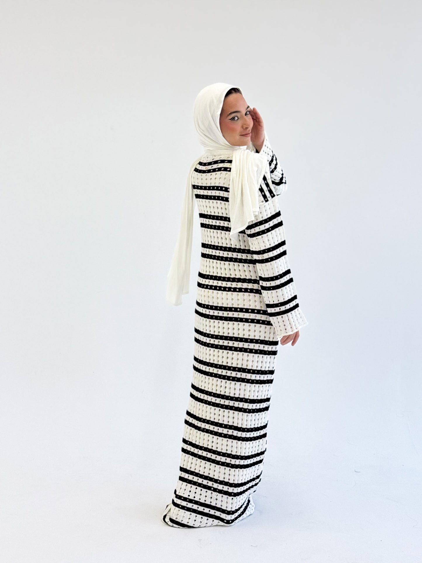 Knitted Dress-black