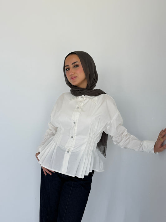 Corset chemise-White