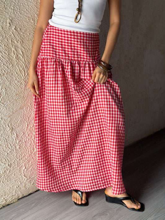 Gingham Skirt