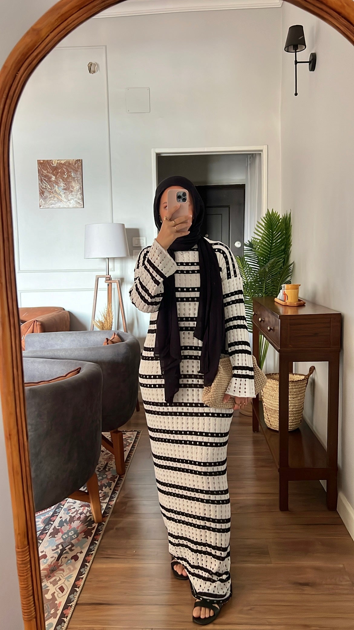 Knit Dress-black