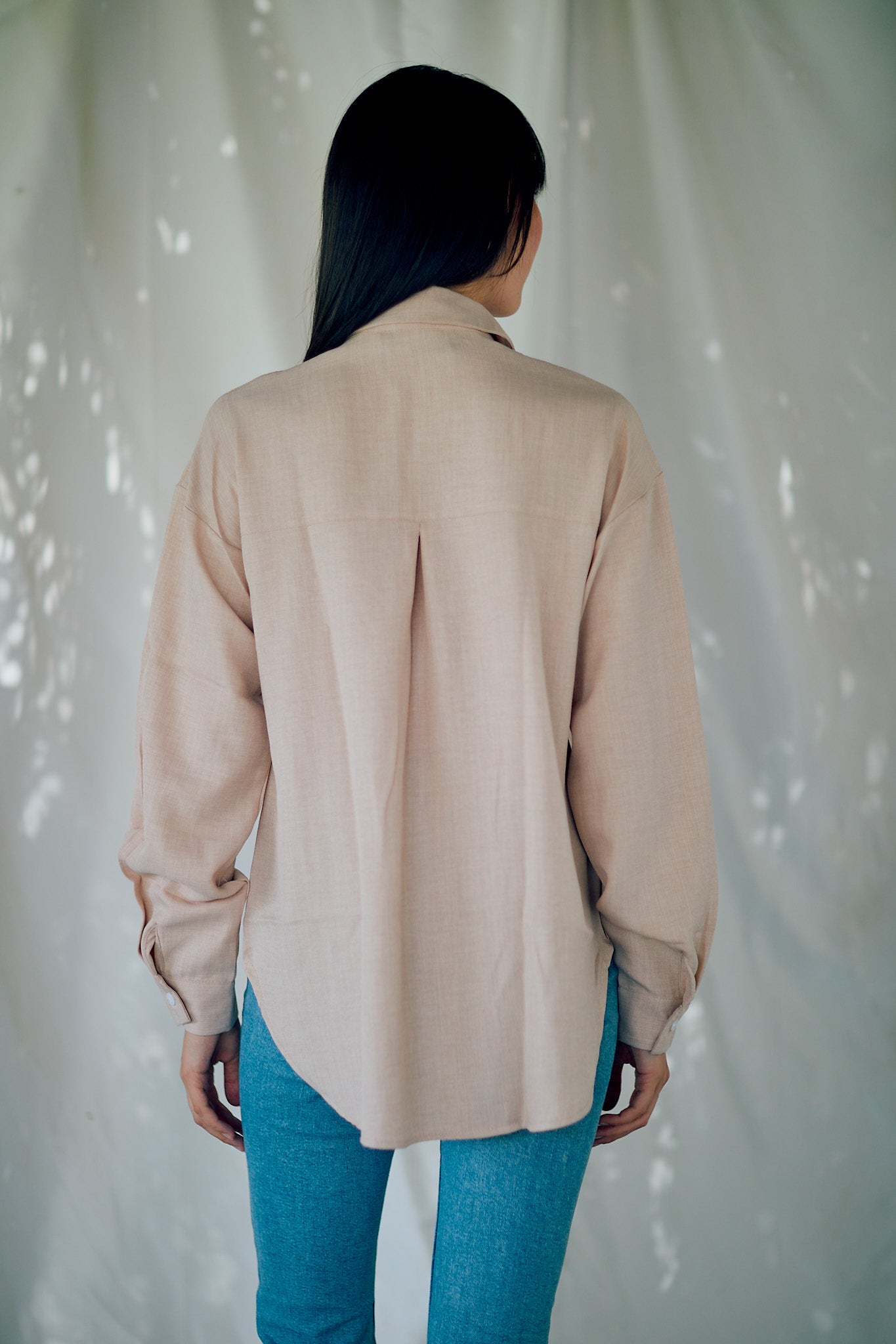 Linen Shirt-Dark Beige