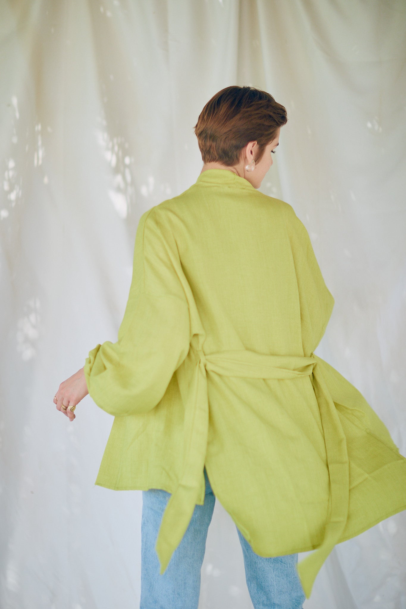 Lime Green Kimono