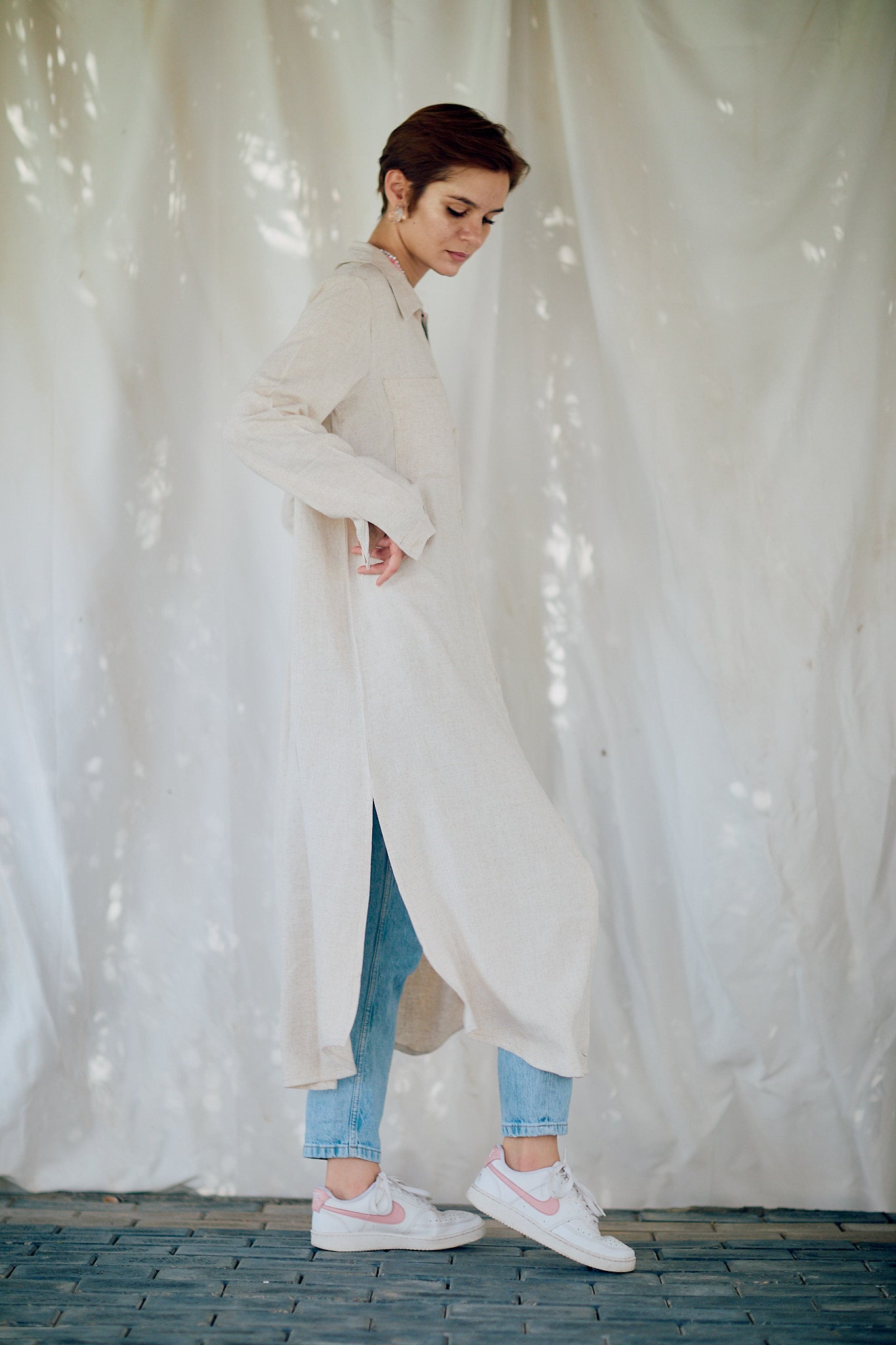 Linen Tunic - Begie