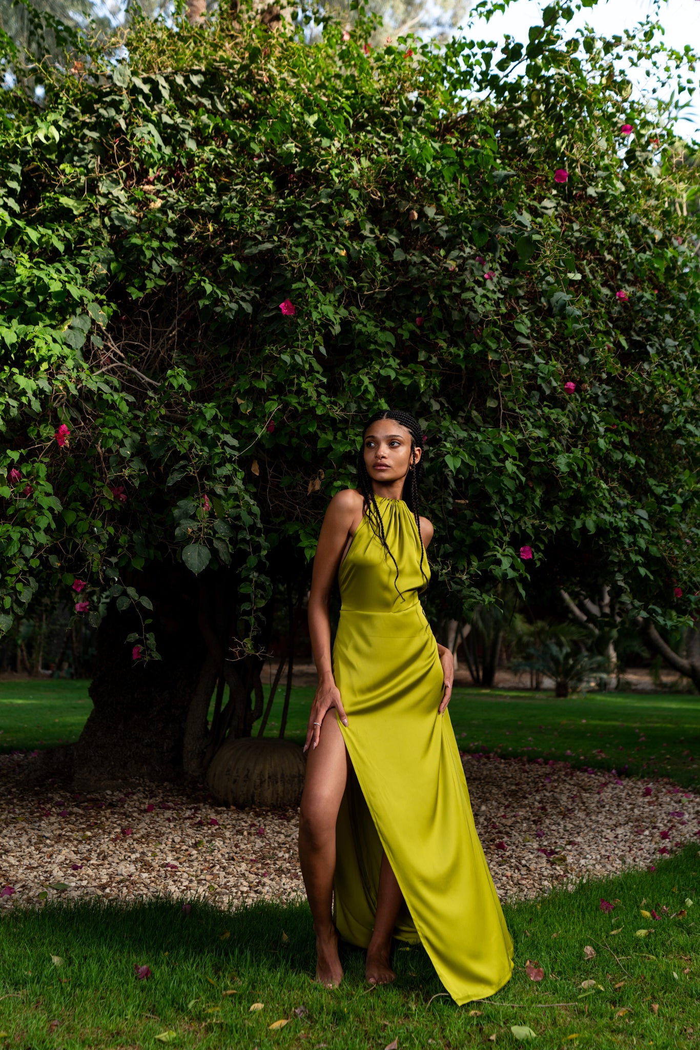 Allure satin Dress