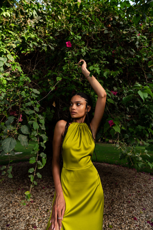 Allure satin Dress