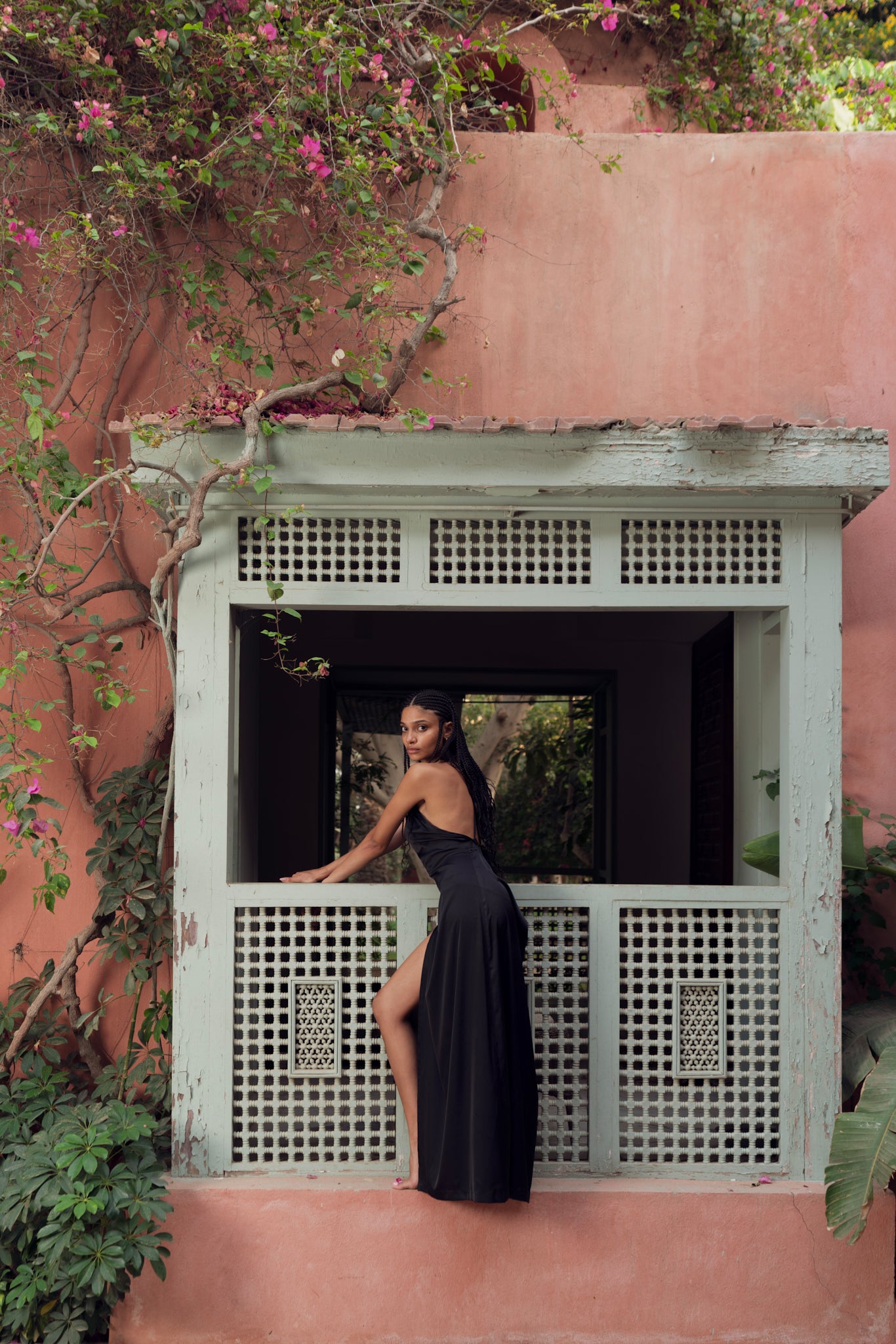 Allure satin Dress
