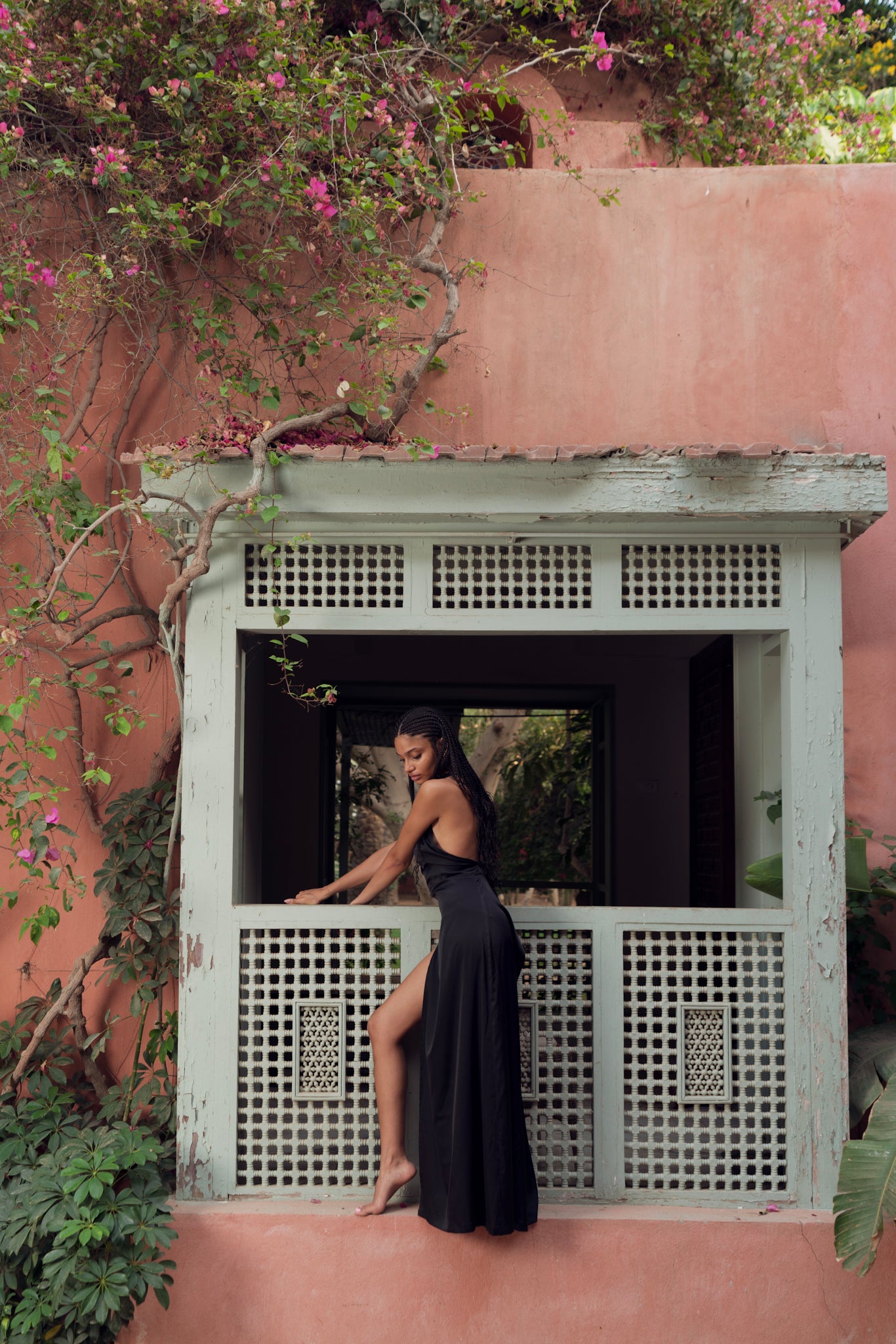 Allure satin Dress
