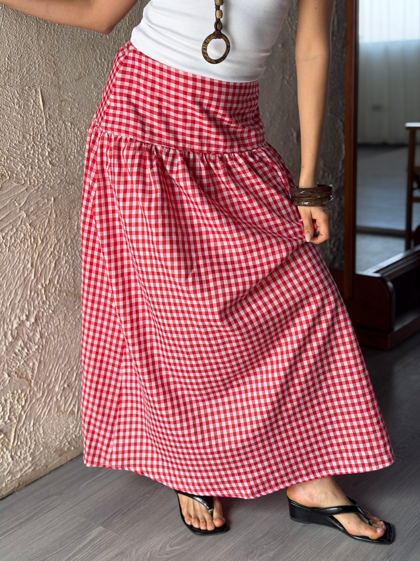 Gingham Skirt