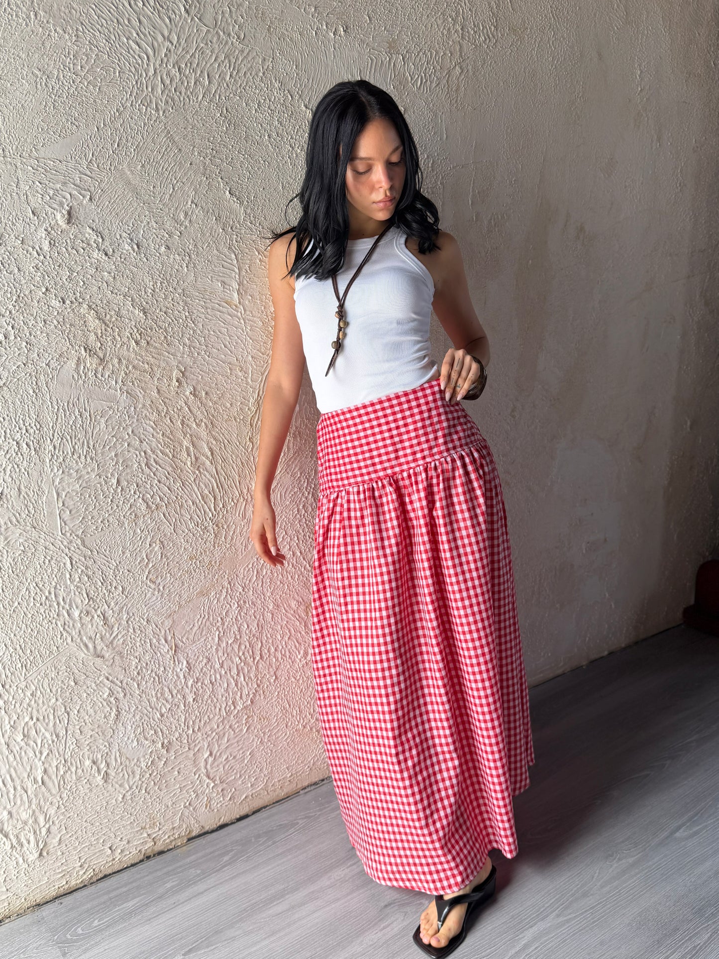 Gingham Skirt
