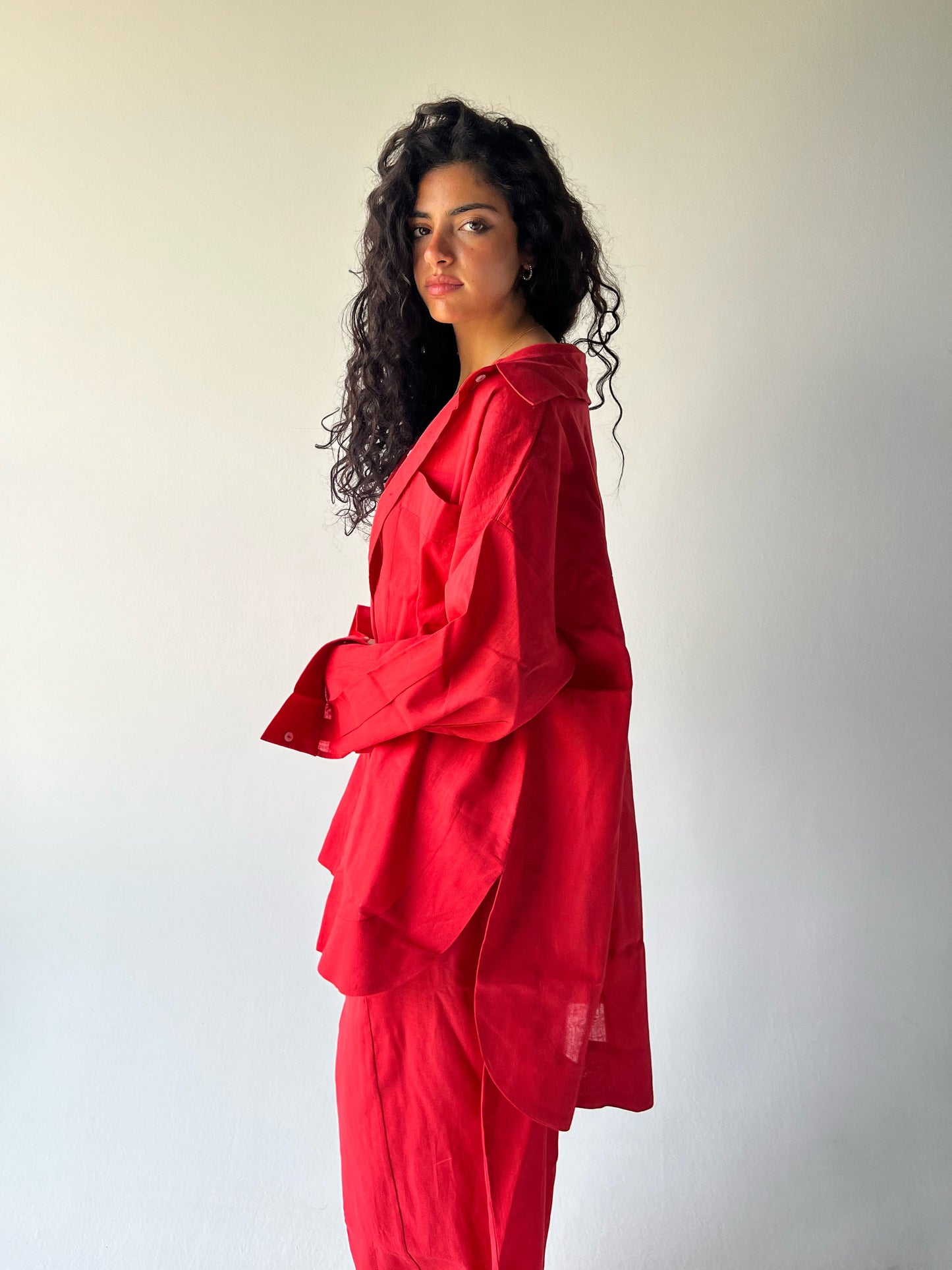 Linen Set-Red