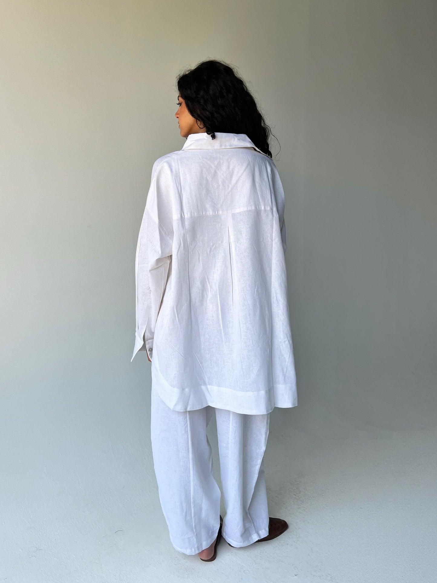 Linen set-White