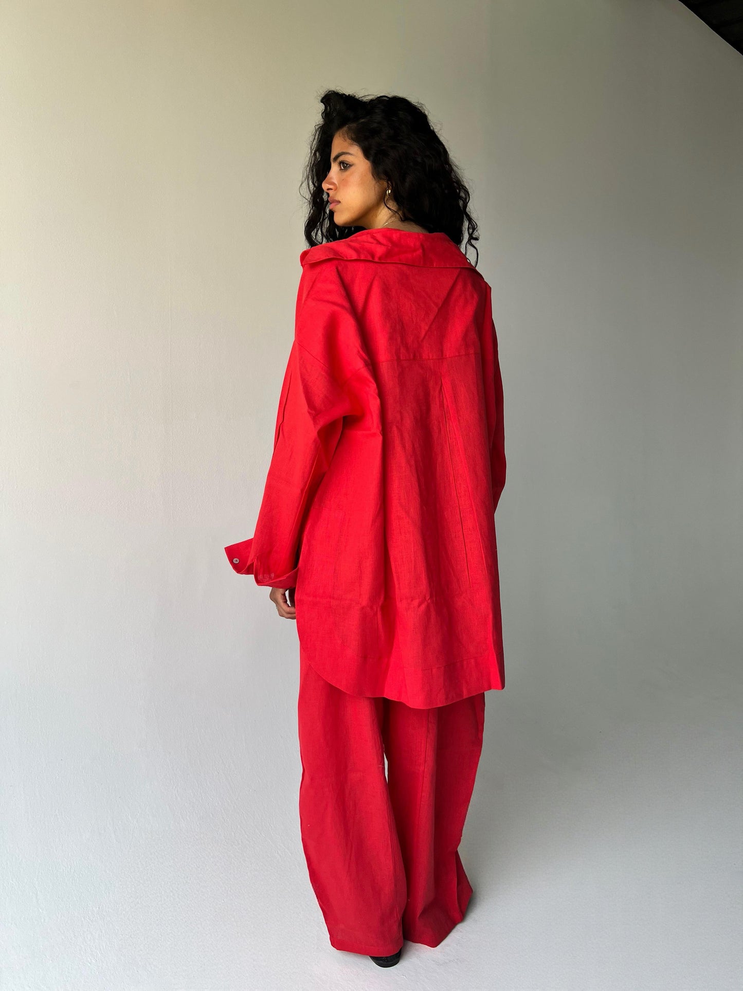 Linen Set-Red