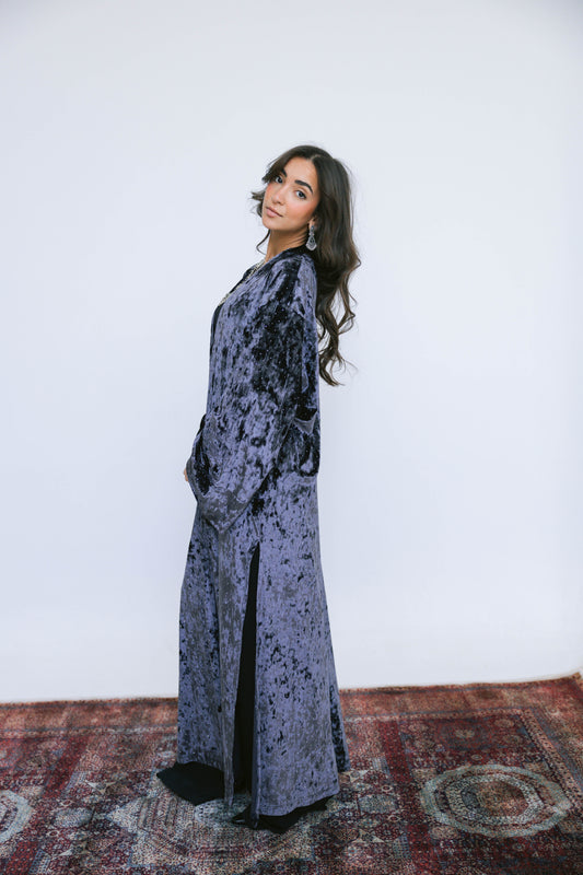 Ramdan moonlight Kimono-Navy