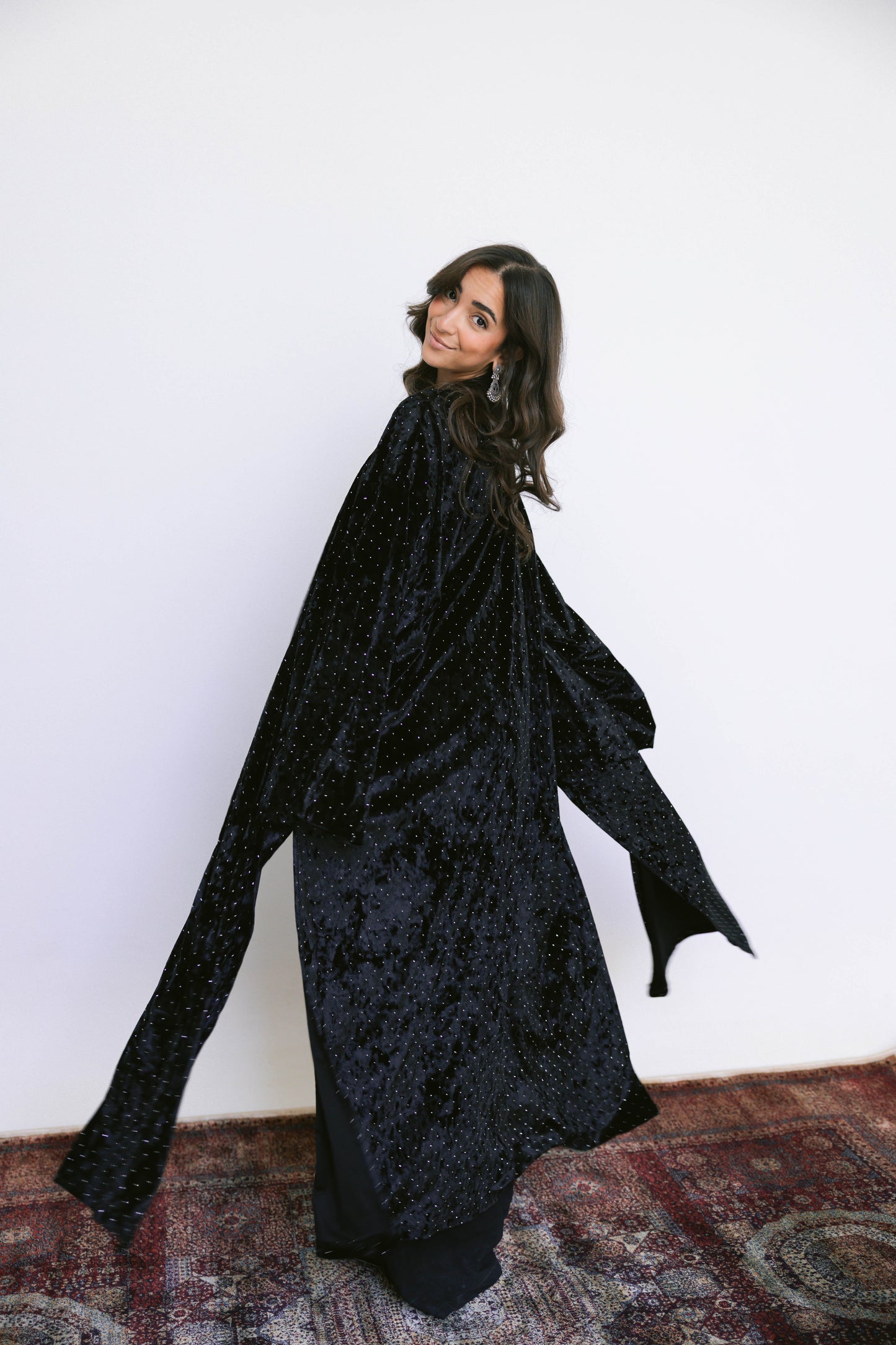 Ramdan moonlight Kimono-black