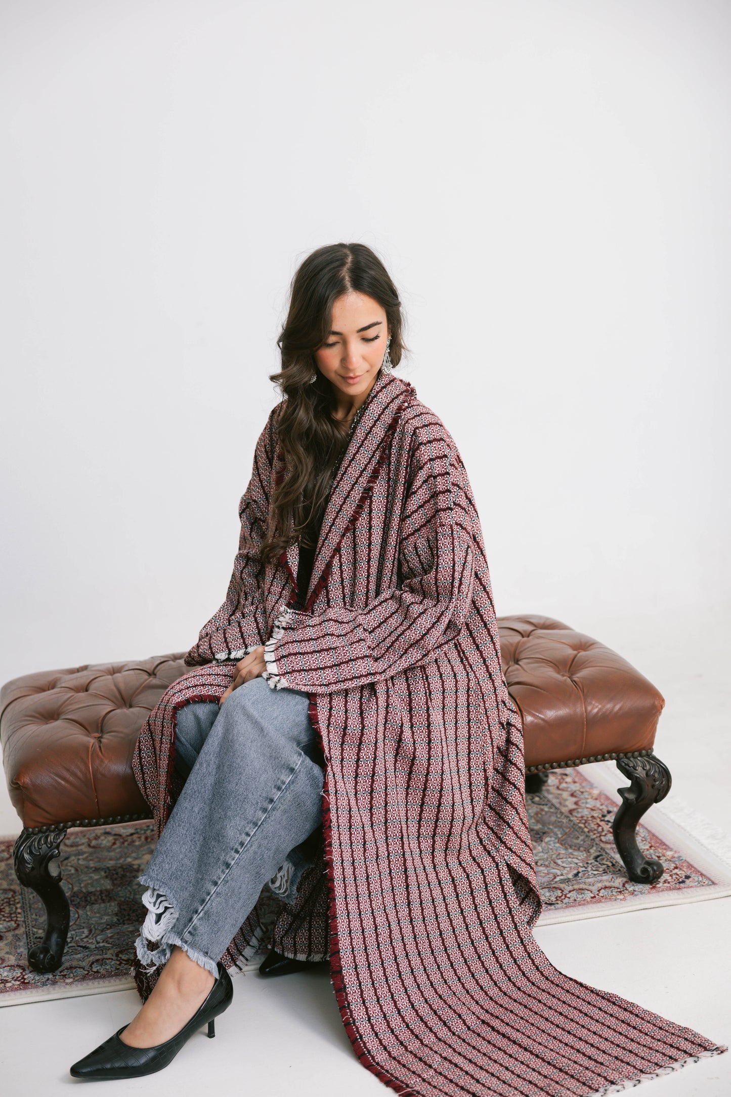 Ramdan Kaftan-Maroon