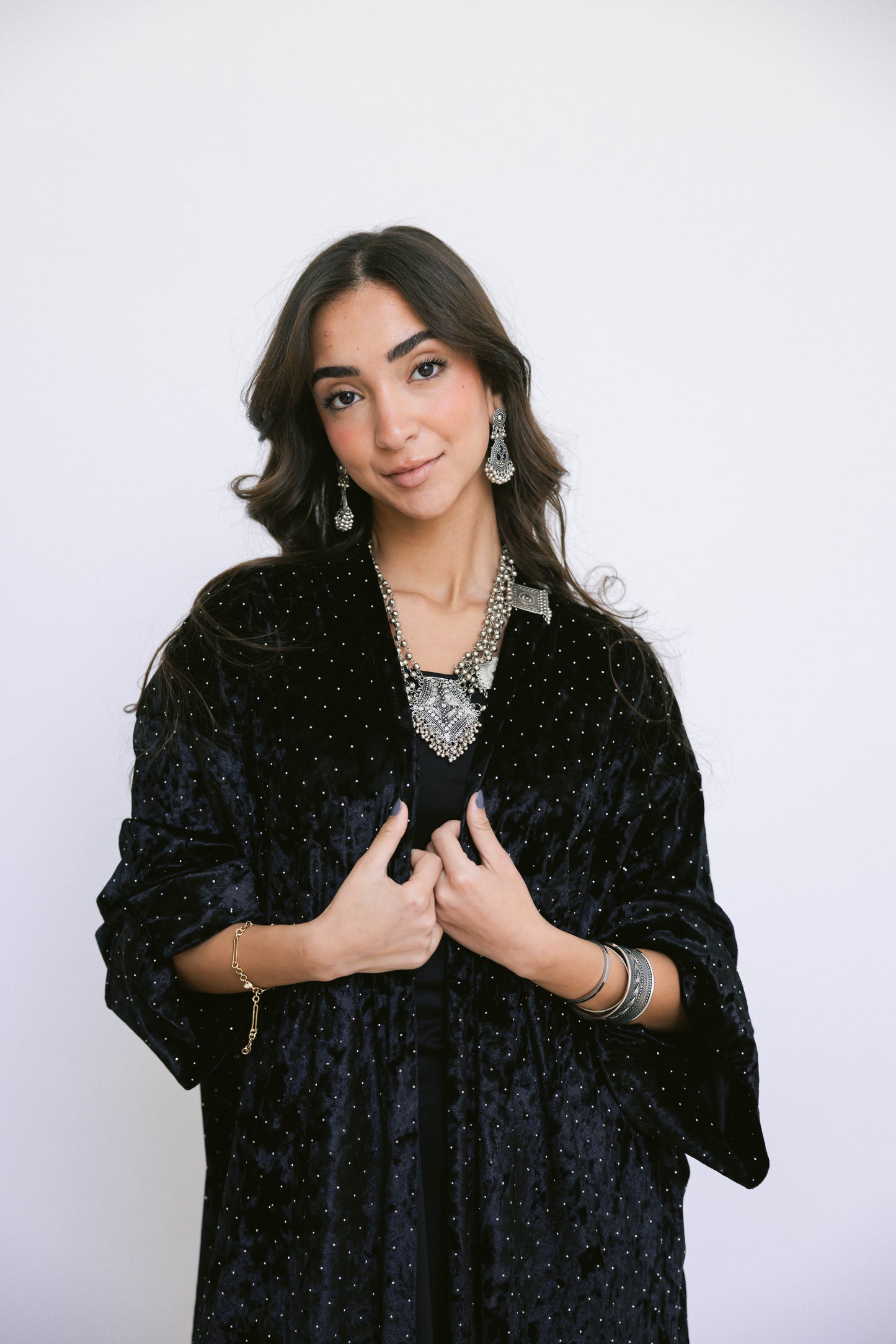 Ramdan moonlight Kimono-black