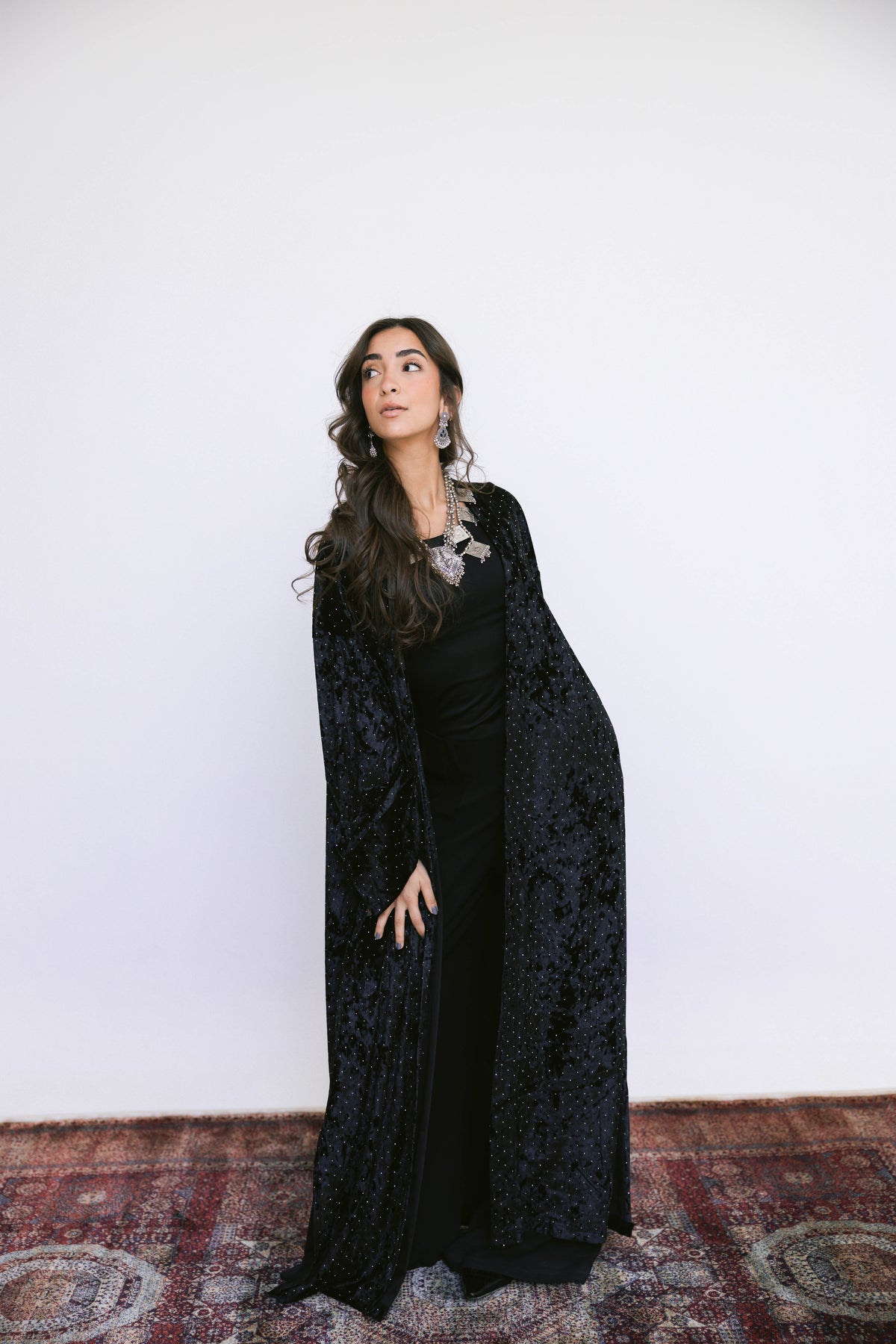 Ramdan moonlight Kimono-black